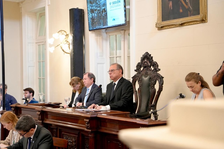 Sesión de la Cámara de Diputados de Corrientes donde se aprobó la ley de salud del suelo pélvico