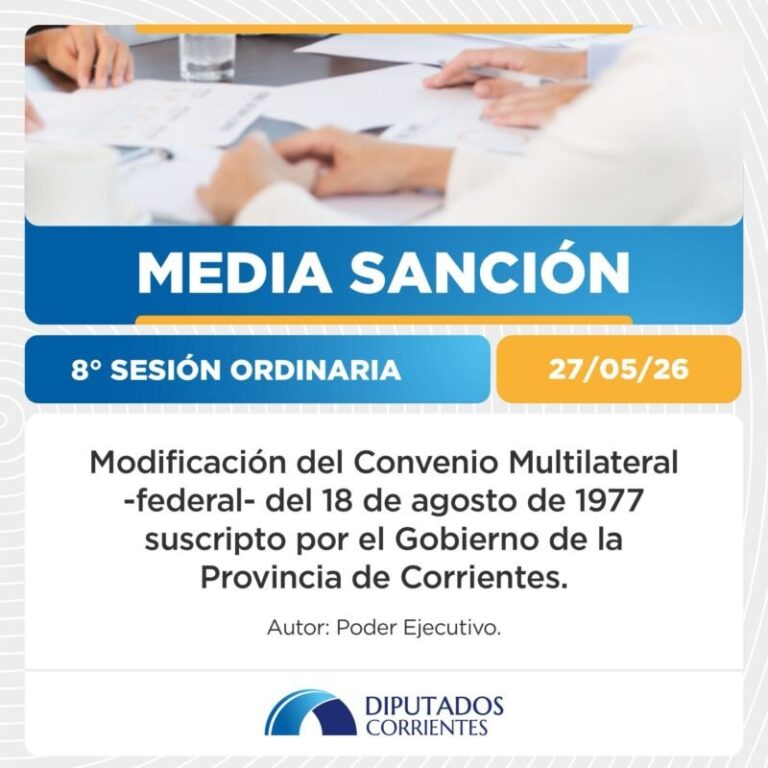 Sesión de la Cámara de Diputados de Corrientes