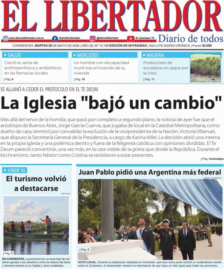 Resumen informativo del 26 de mayo de 2026