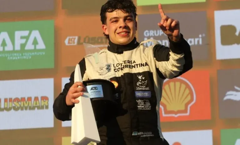 Benjamín Traverso piloto de Fórmula 3 Metropolitana