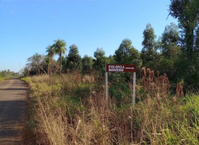 Laguna en Colonia Romero, Caá Catí, donde ocurrió el ahogamiento