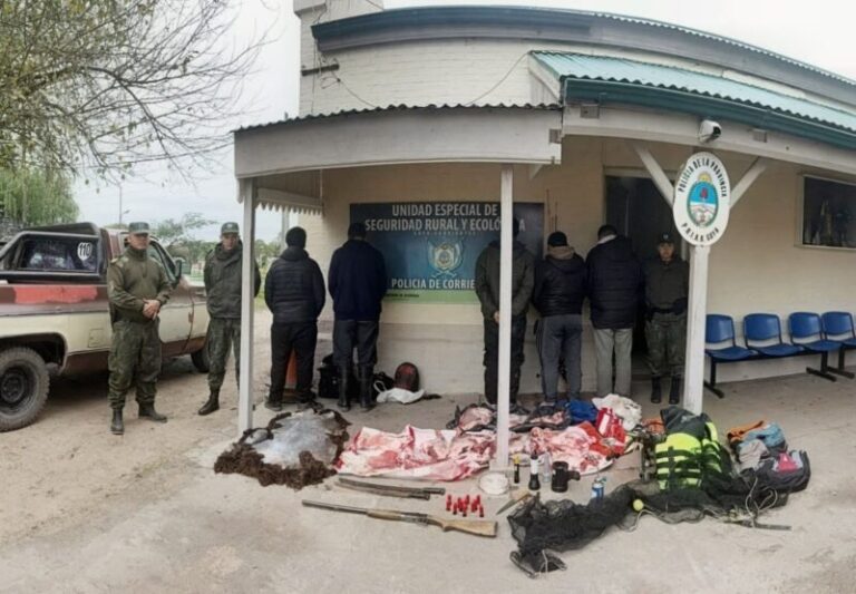 Operativo policial en la Ruta Nacional Nº 12 en Goya