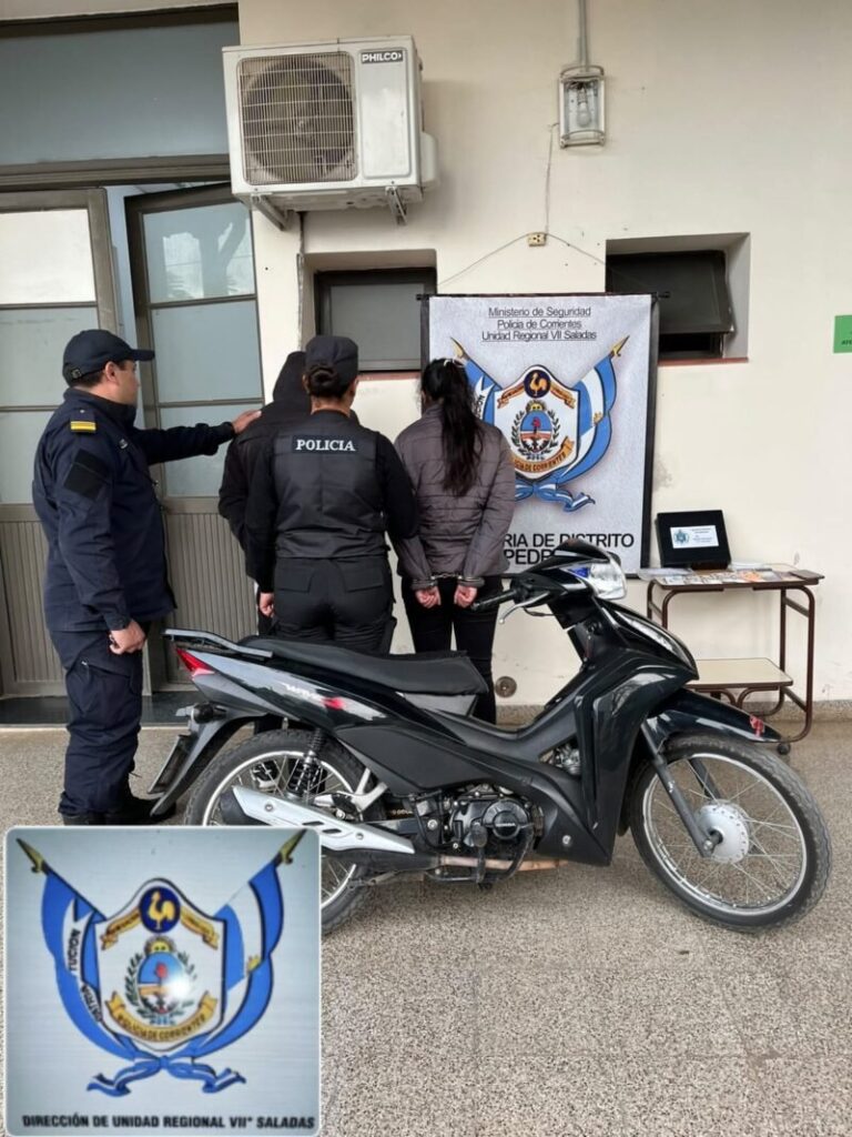 Moto Honda Wave 110 cc secuestrada en operativo policial en Empedrado