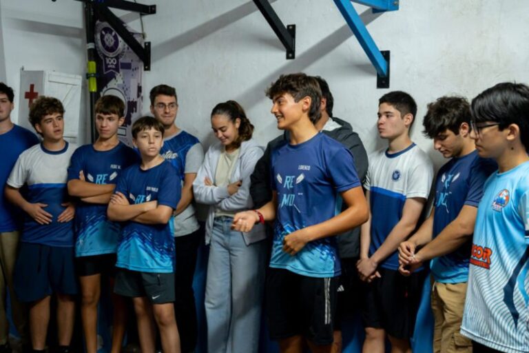 Lorenzo López Rivadeneira en remo ergómetro Concept2