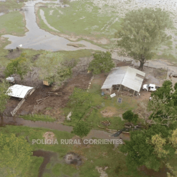 Operativo policial del Priar en zona rural de Corrientes