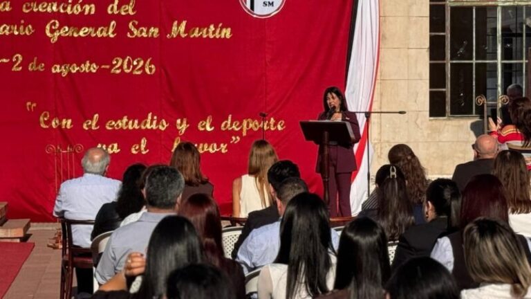 Acto conmemorativo del 157° aniversario del Colegio Secundario Gral. San Martín