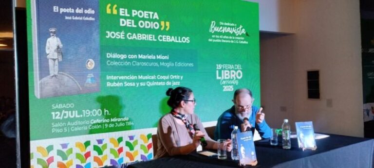 Cartel de la Feria Provincial del Libro 2025 en Corrientes con el lema Historias para alentar
