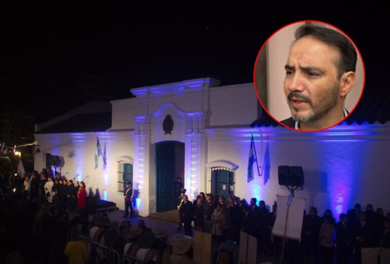 Gobernador de Corrientes Juan Pablo Valdés en acto oficial