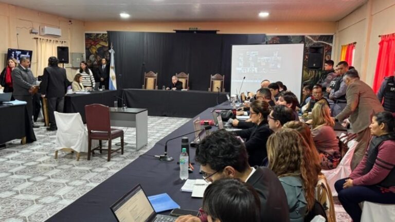 Audiencia del juicio por Loan en el Escuadrón 48 de Gendarmería Nacional