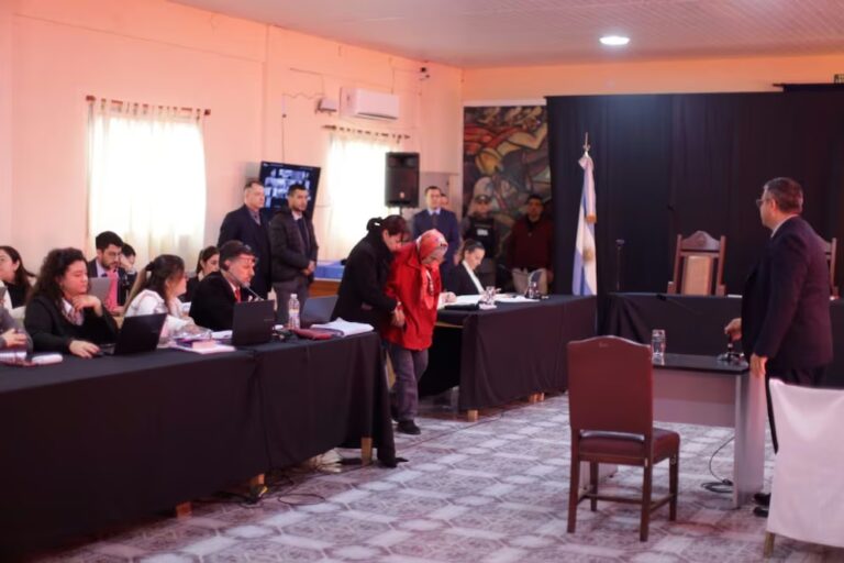 Catalina Peña declarando en el Tribunal Oral Federal de Corrientes