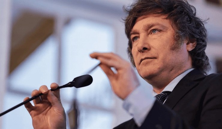 Presidente Javier Milei en el Congreso presentando proyecto de reforma electoral