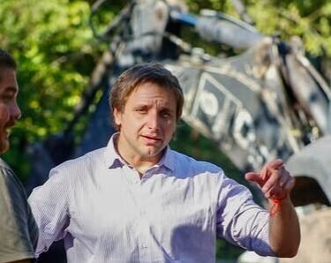Intendente de Riachuelo Nicolás Tejo en entrevista sobre obras preventivas