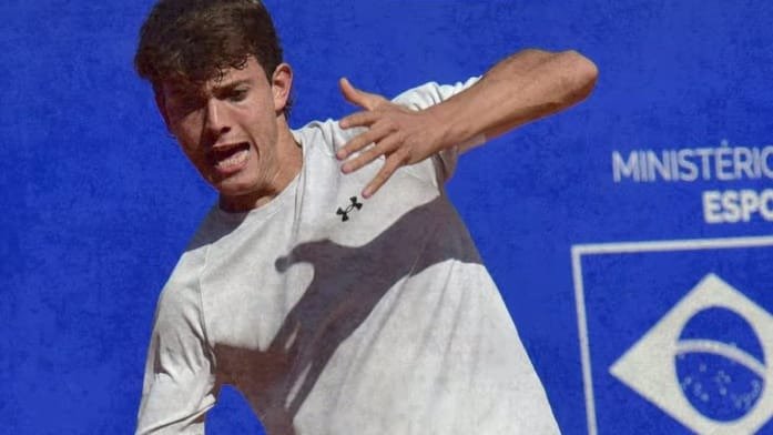 Carlos María Zárate en el torneo ITF M25 de San Pablo