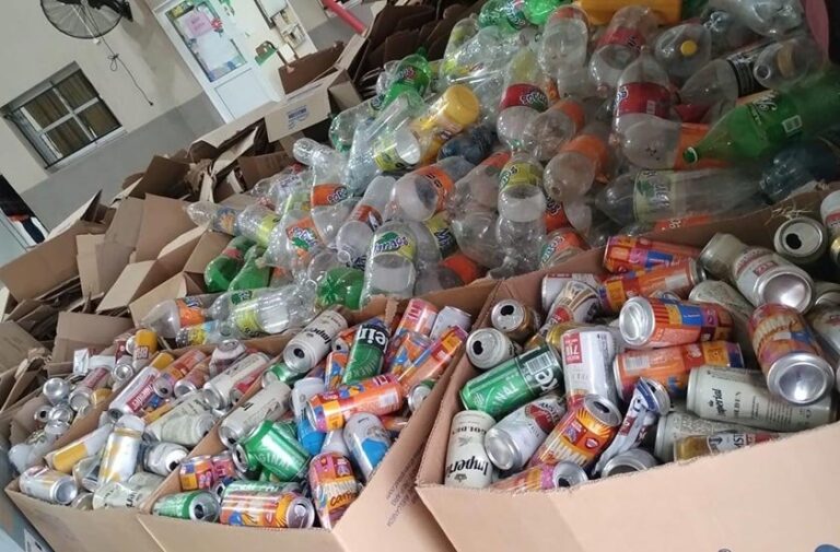 Materiales reciclables recolectados por el programa Bella Vista Sustentable