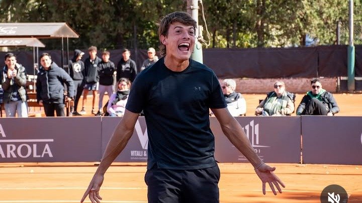Carlos María Zárate en el Torneo ITF M25 de Londrina