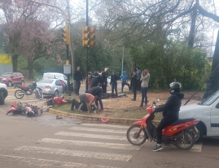Intersección de avenidas Maipú y Alta Gracia en Corrientes