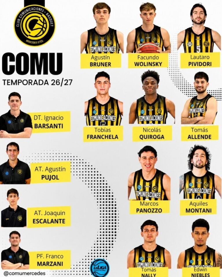 Plantel de Comunicaciones para la Liga Argentina
