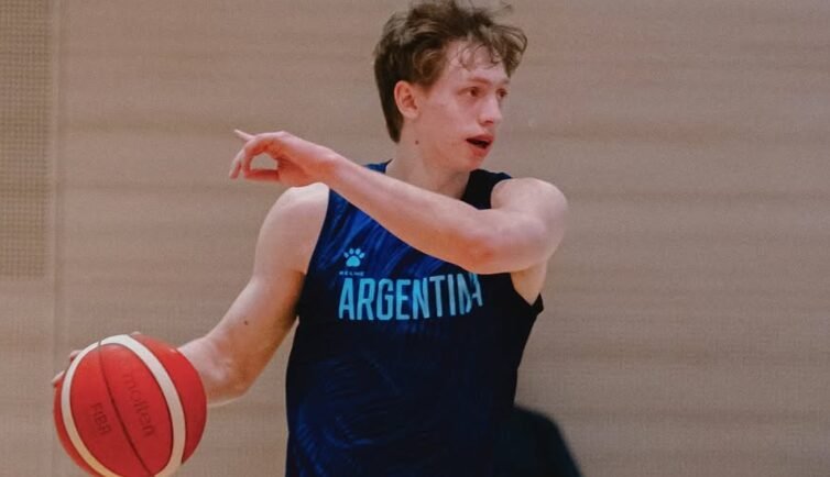 Dylan Bordón en la preselección argentina de básquet