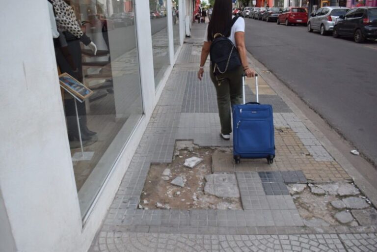 Veredas en la ciudad de Corrientes