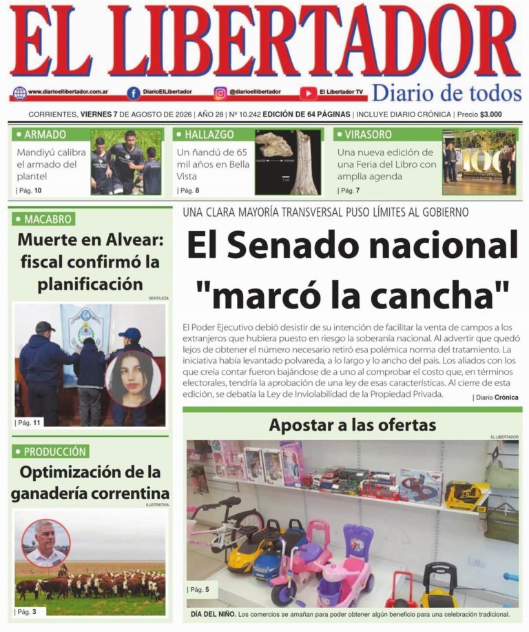 Diario digital fecha 7 de agosto de 2026