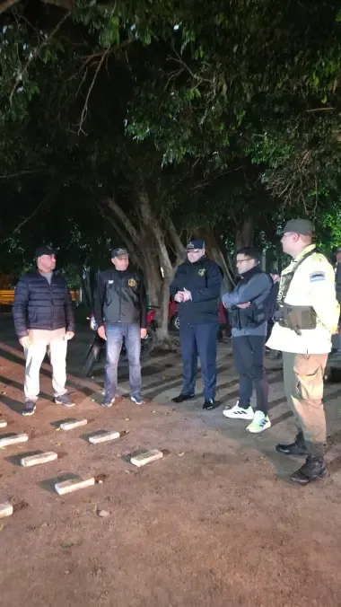Paquetes de marihuana incautados durante operativo en Itatí