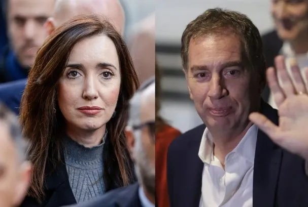 Diego Santilli y Victoria Villarruel en un acto oficial