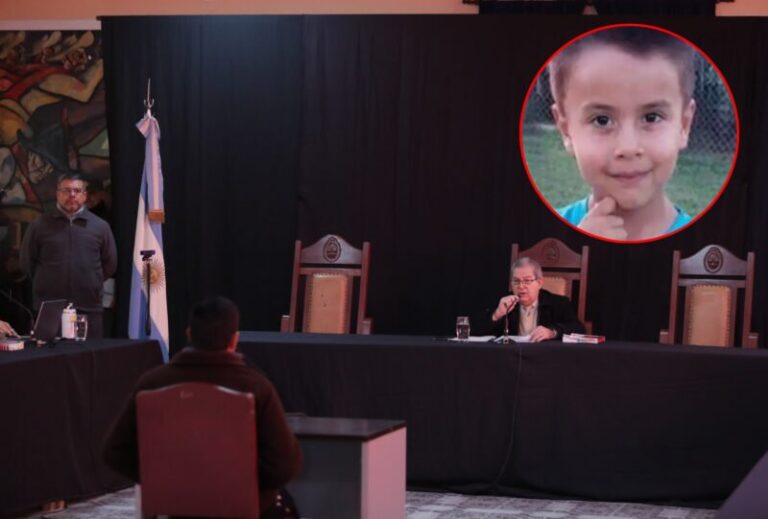 Audiencia del juicio por la desaparición de Loan Danilo Peña
