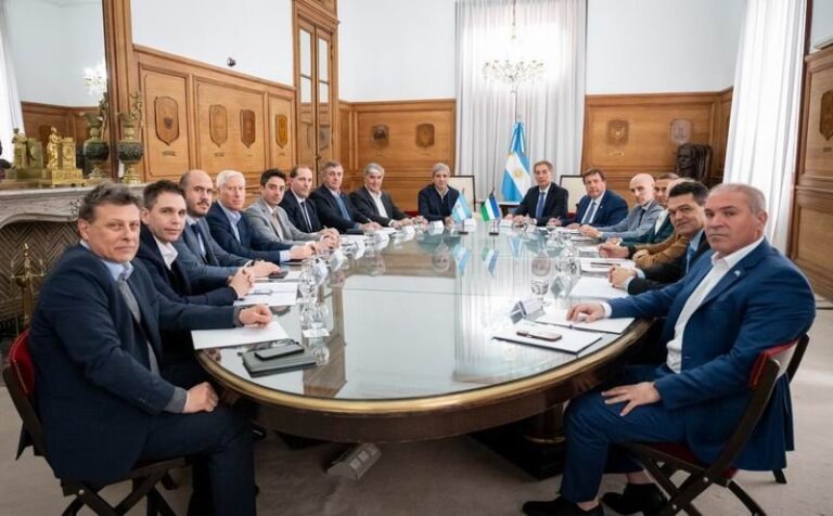Reunión de Gabinete en Casa Rosada