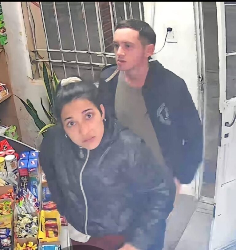 Imagen de cámaras de seguridad de un kiosco en Corrientes
