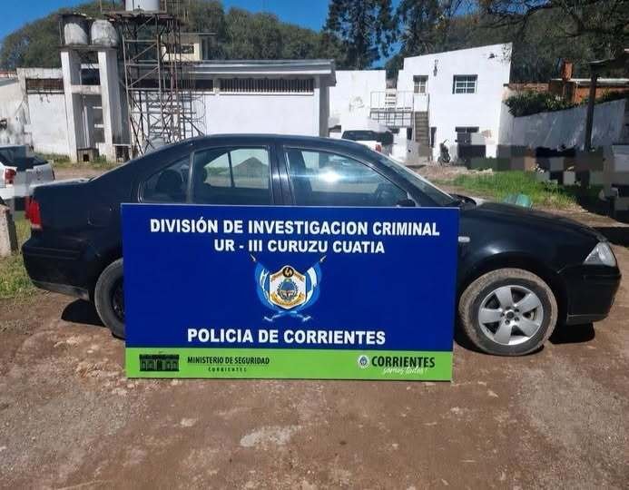 Secuestro de un Volkswagen Bora en Curuzú Cuatiá