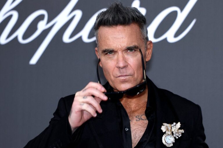 Robbie Williams en una entrevista