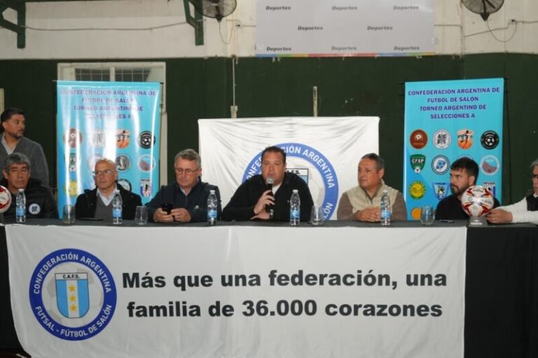 Inauguración del Argentino de Selecciones A de Futsal en la Secretaría de Deportes de Corrientes