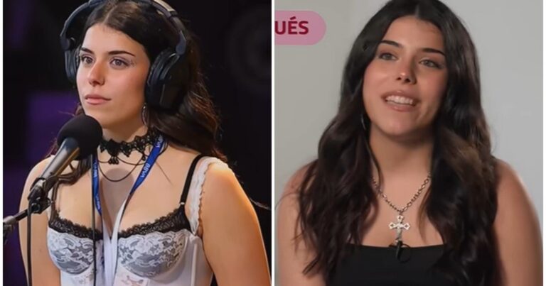 Valentina Pergolini en el programa Popstars