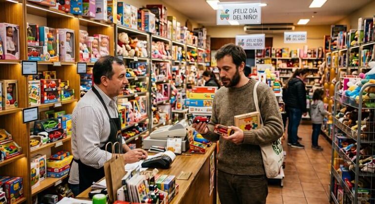 Gráfico de ventas minoristas en descenso