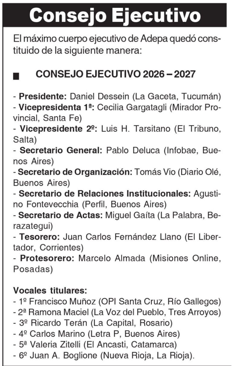 Sede de la Asociación de Entidades Periodísticas Argentinas (Adepa)