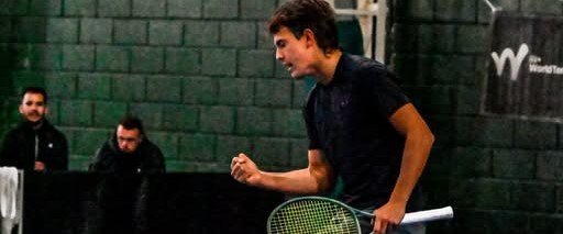 Carlos María Cali Zárate en el Torneo M15 de Trelew
