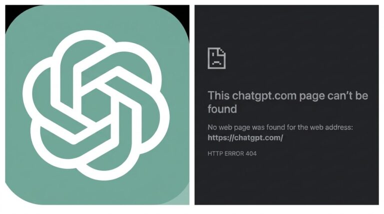 Pantalla con mensaje de error de ChatGPT