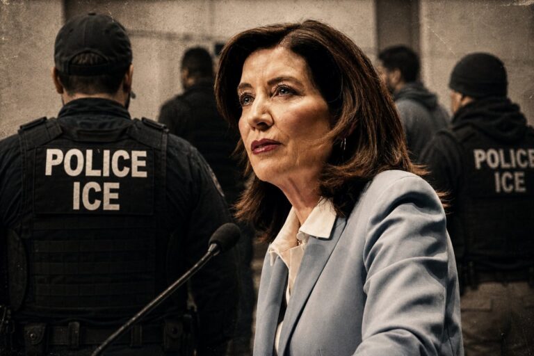 Imagen ilustrativa de agentes del ICE en Nueva York
