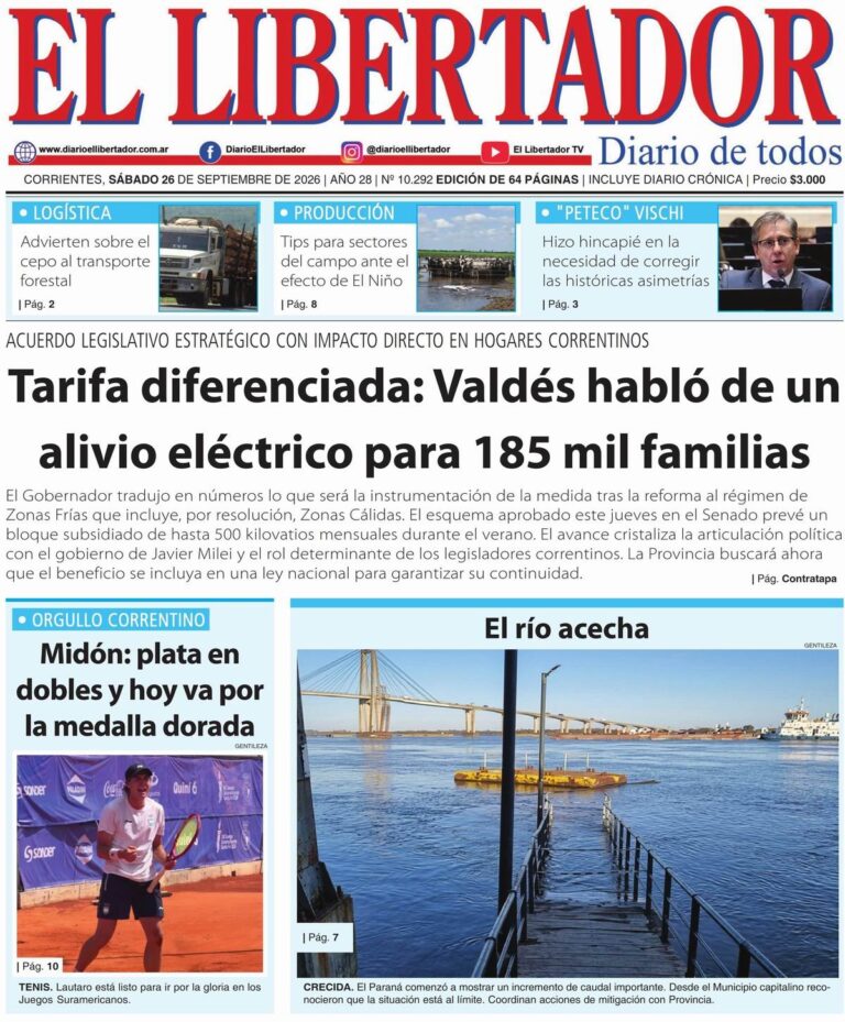 Diario digital 26 de septiembre de 2026