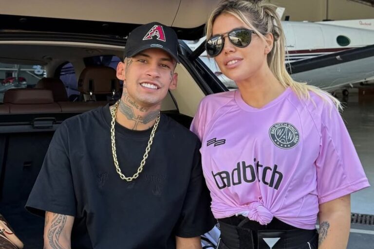 L-Gante y Wanda Nara en MasterChef Celebrity