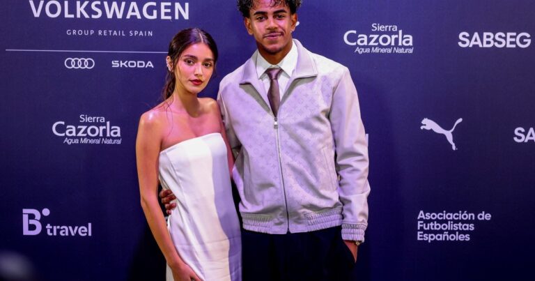 Inés García y Lamine Yamal en los premios GEN ¡H!