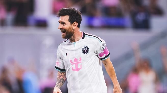 Lionel Messi durante el partido entre Inter Miami y Nashville SC por la MLS