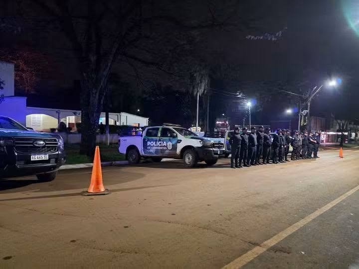 Operativo de seguridad en Virasoro por el centenario de su nombre