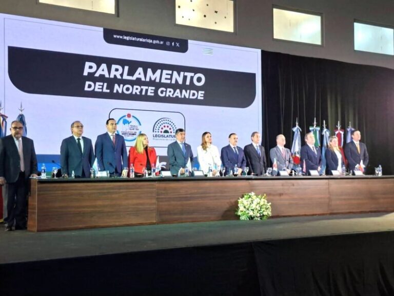 Legisladores del Parlamento del Norte Grande durante la 59ª Sesión Plenaria en La Rioja