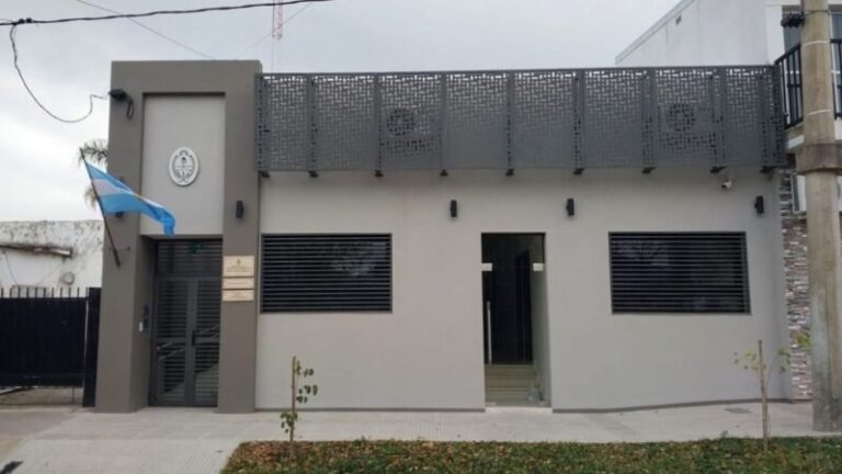 Fachada del nuevo edificio del Poder Judicial de Corrientes en Mocoretá