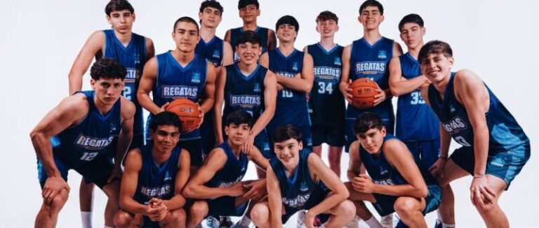 Equipo de básquet de Regatas Corrientes en la Liga Federal Formativa de Cadetes Masculina