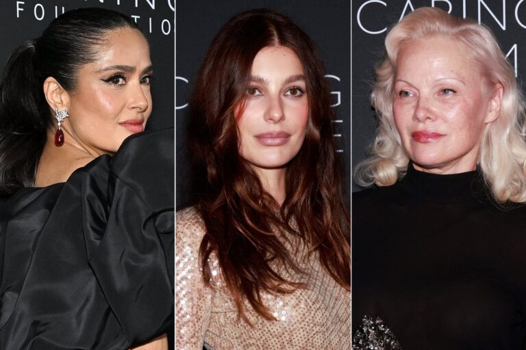Salma Hayek en la gala Caring for Women en Nueva York