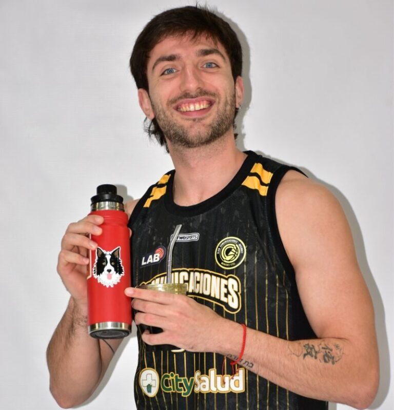 Agustín Bruner y Lautaro Pividori durante el Media Day de Comunicaciones