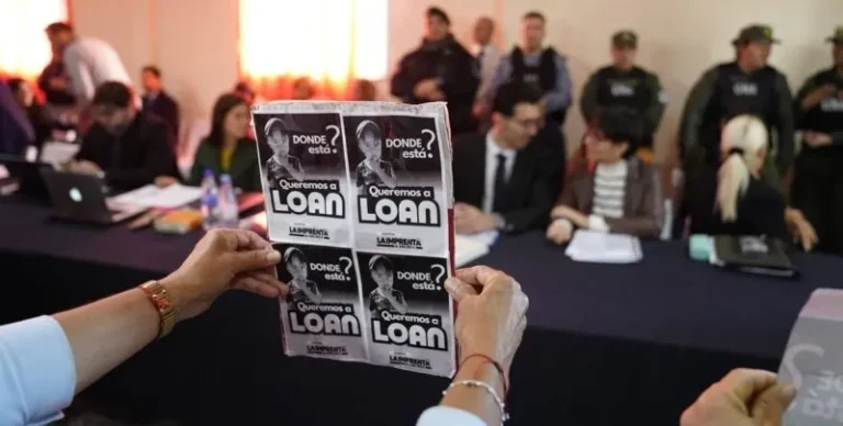 Ramón Dupuy declarando por videoconferencia en la causa Loan Peña
