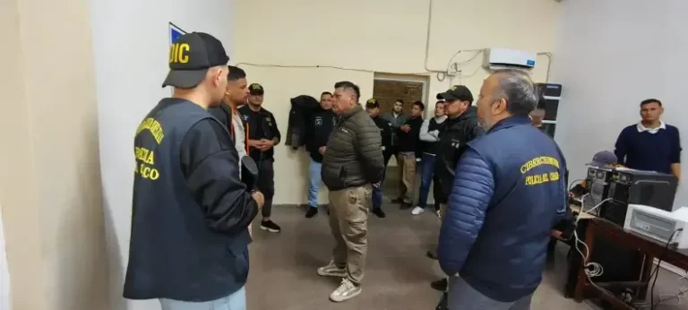 Terminal de ómnibus de Presidencia Roque Sáenz Peña, Chaco, donde fue detenido Néstor Daniel Guzmán